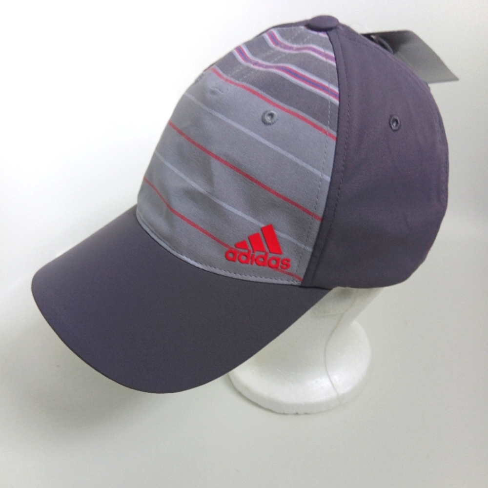 Adidas Gray And Red Stripes Golf Cap - Picture 6 of 12